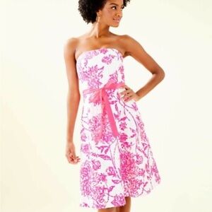 Lilly Pulitzer Sienna Dress Resort White Caliente Size 10 new with tags